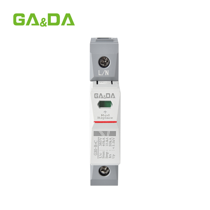 Ac Surge Protector - 1 Pole Class B+C Din Rail