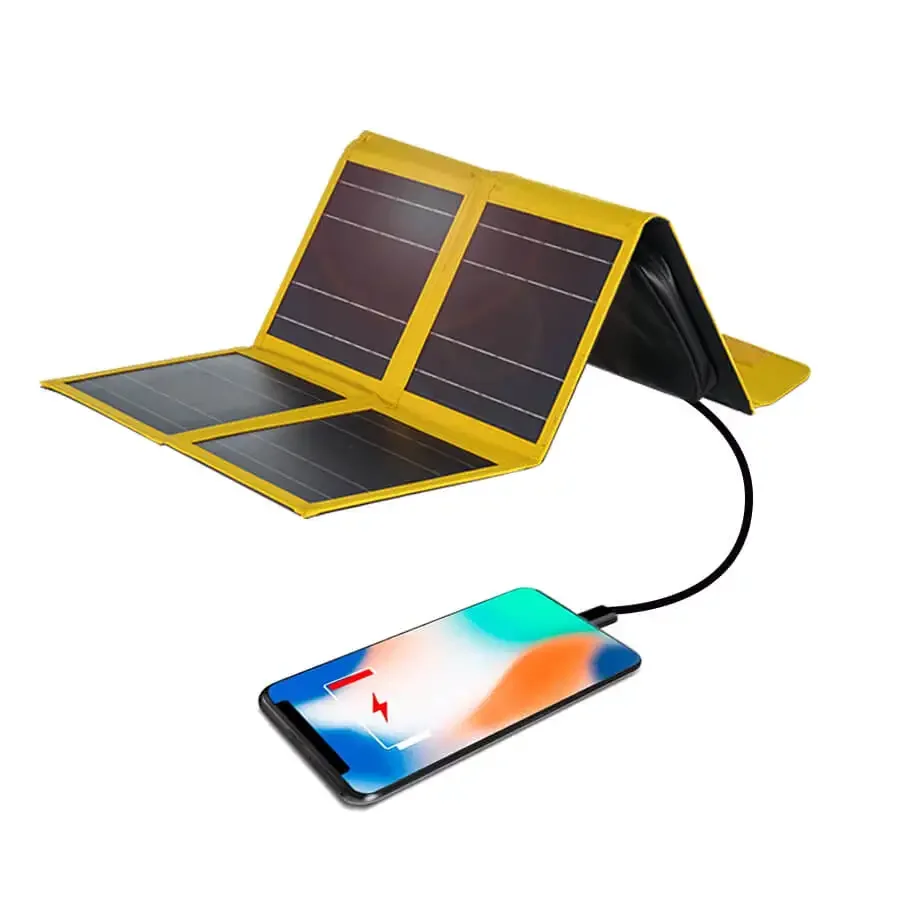 Folding Solar Panel - Foldable Panel Phone Portable Panel Charger
