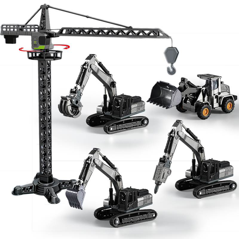 Renewable Energy Model - 1:70 5 Styles Mini Black Alloy