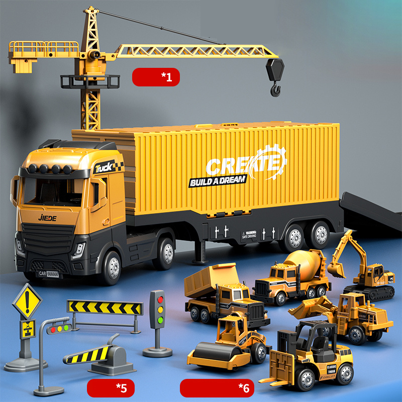 Renewable Energy Model - Alloy Construction Trucks Vehicle Toys for