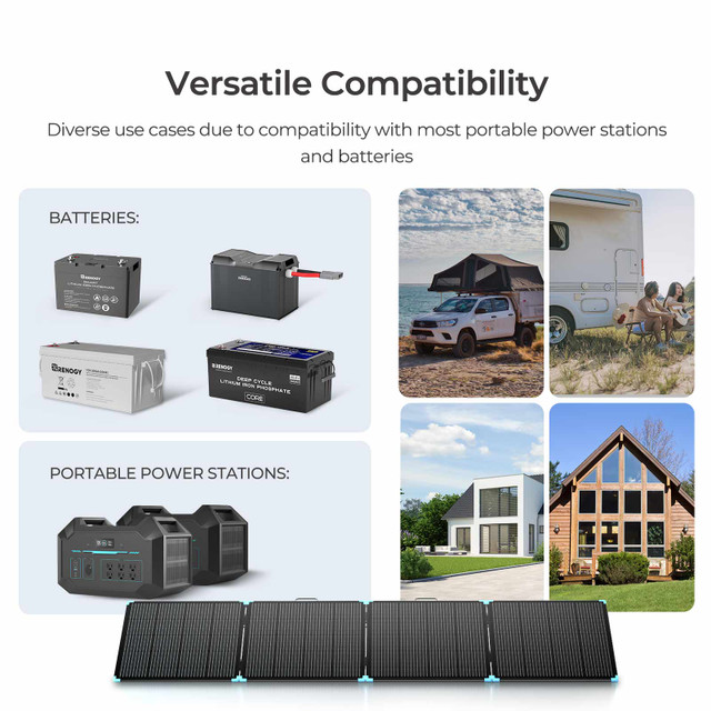 Renogy 400W Lightweight Portab - Folding Solar Panel recension och pris