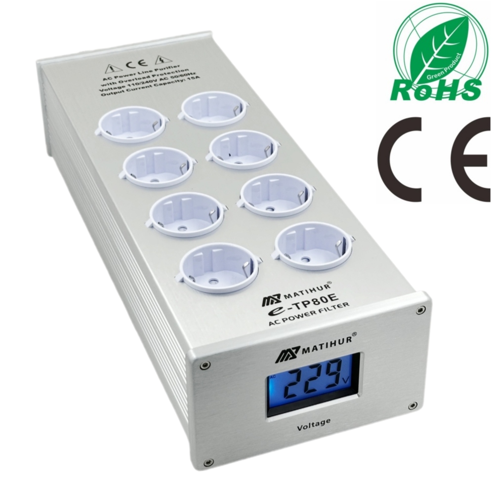 MATIHUR e-TP80 Audio Noise AC  - Ac Surge Protector recension och pris