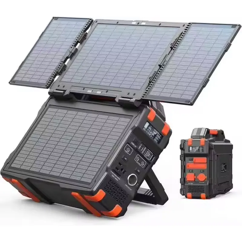 300W Portable Power Station wi - Folding Solar Panel recension och pris