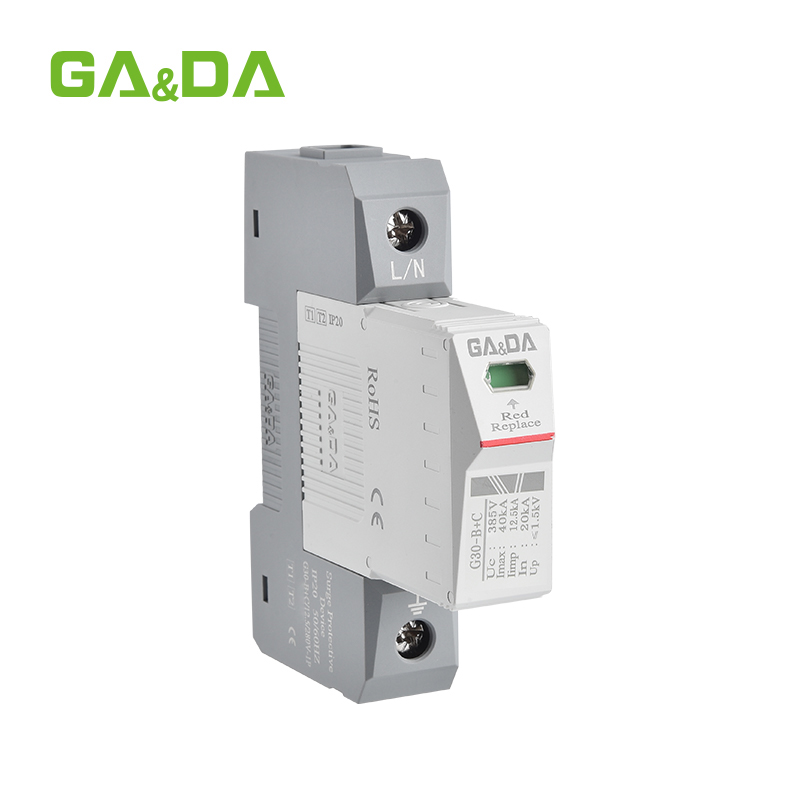 1 Pole Class B+C Din Rail Type - Ac Surge Protector recension och pris