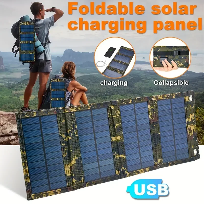 Portable USB Foldable Solar Pa - Folding Solar Panel recension och pris