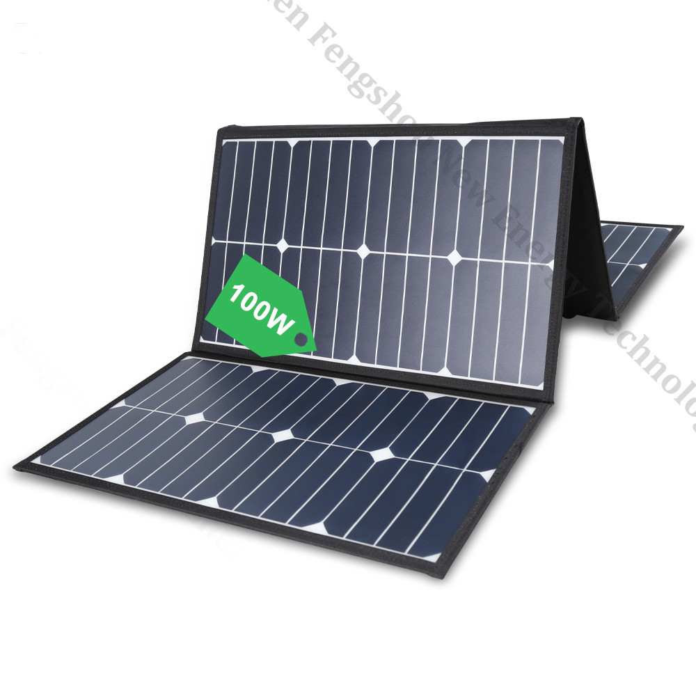 Portable 100 Watt Folding Sola - Folding Solar Panel recension och pris
