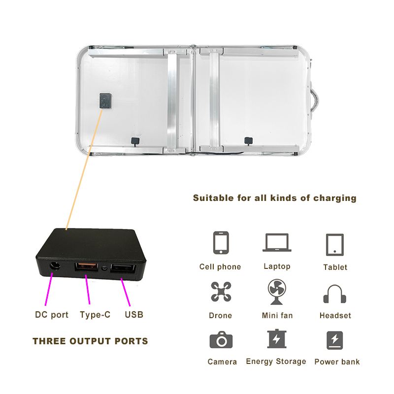 100W Energy Outdoor Solar Char - Folding Solar Panel recension och pris