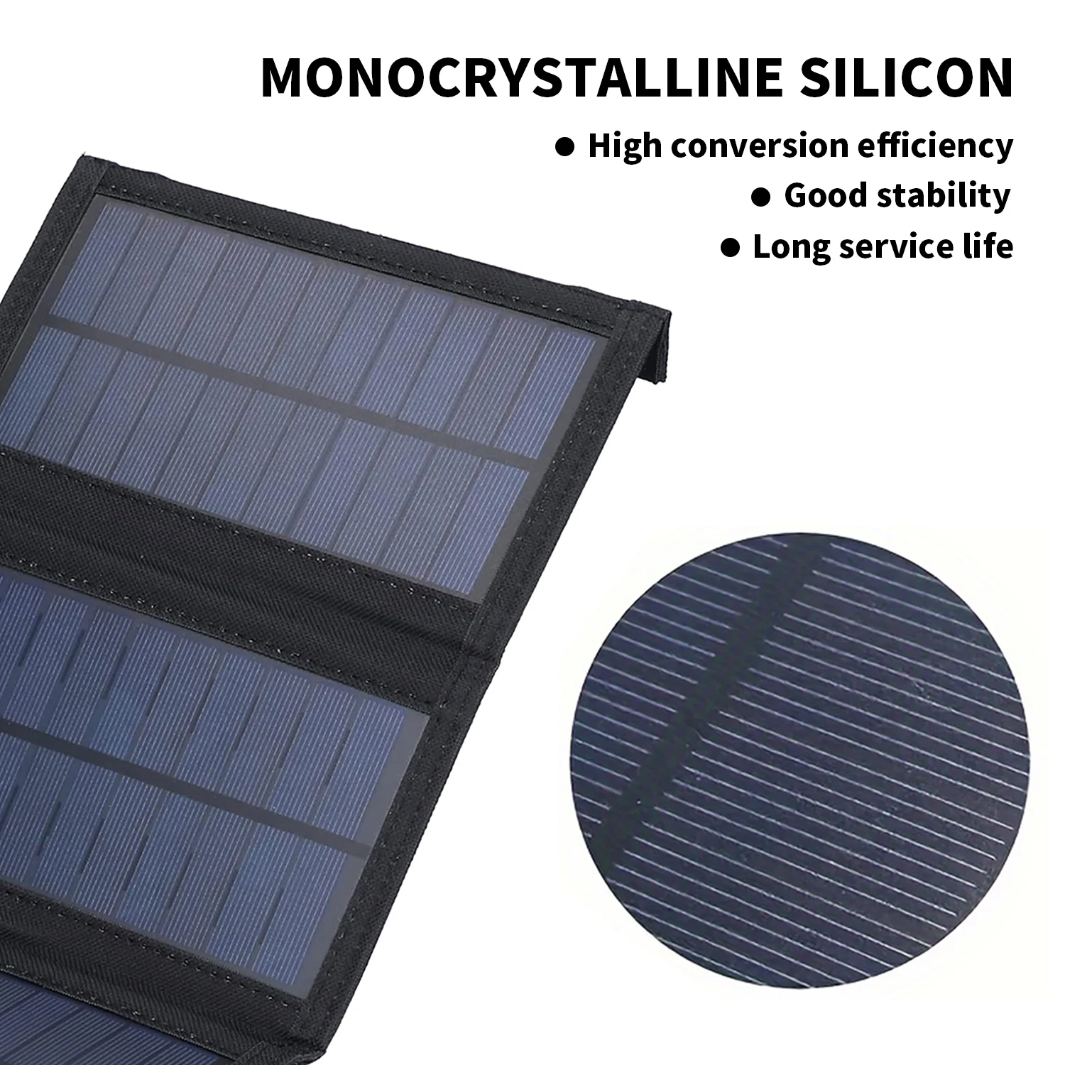 Foldable Solar Panel 20W 50W 6 - Folding Solar Panel recension och pris