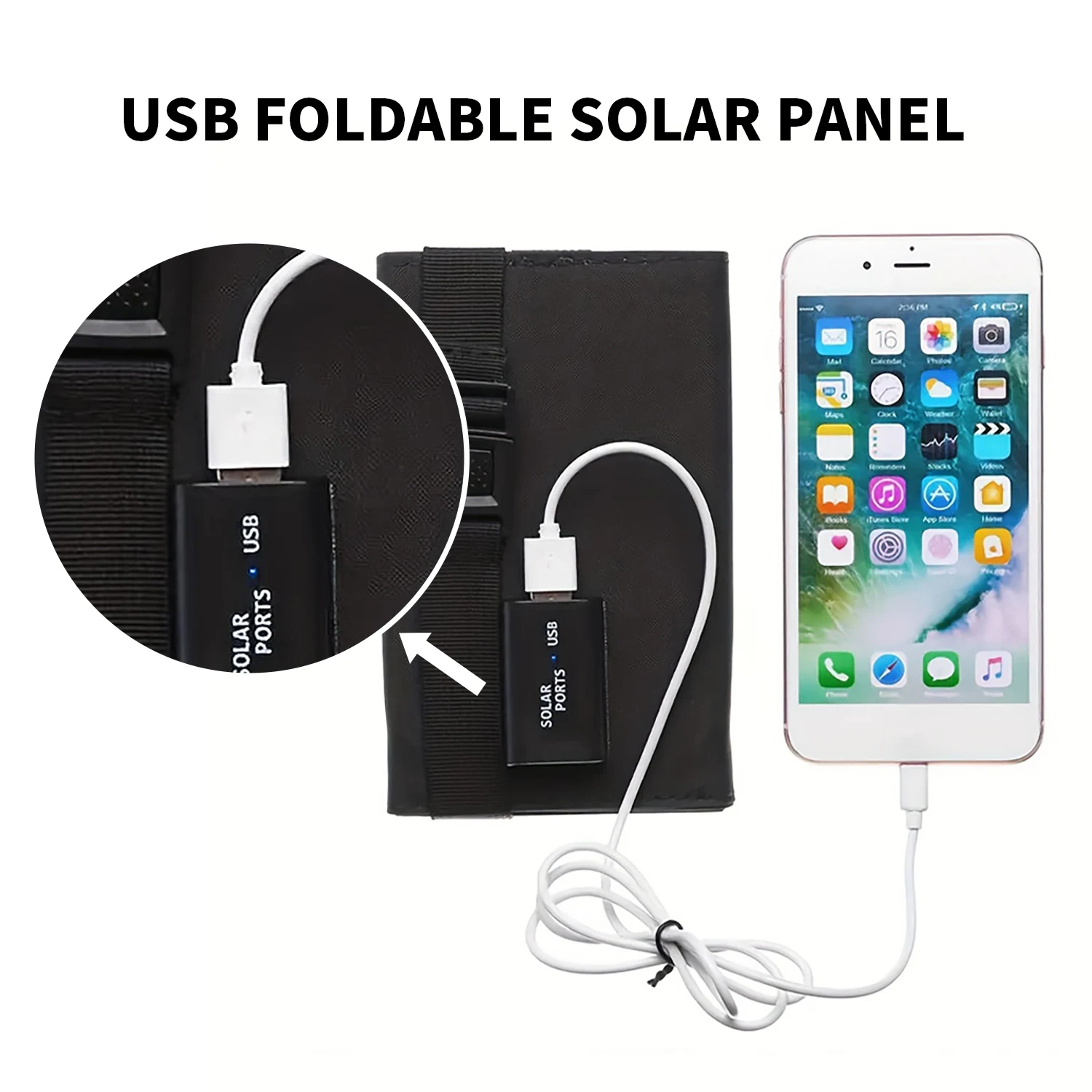 Foldable Solar Panel 20W 50W 6 - Folding Solar Panel recension och pris