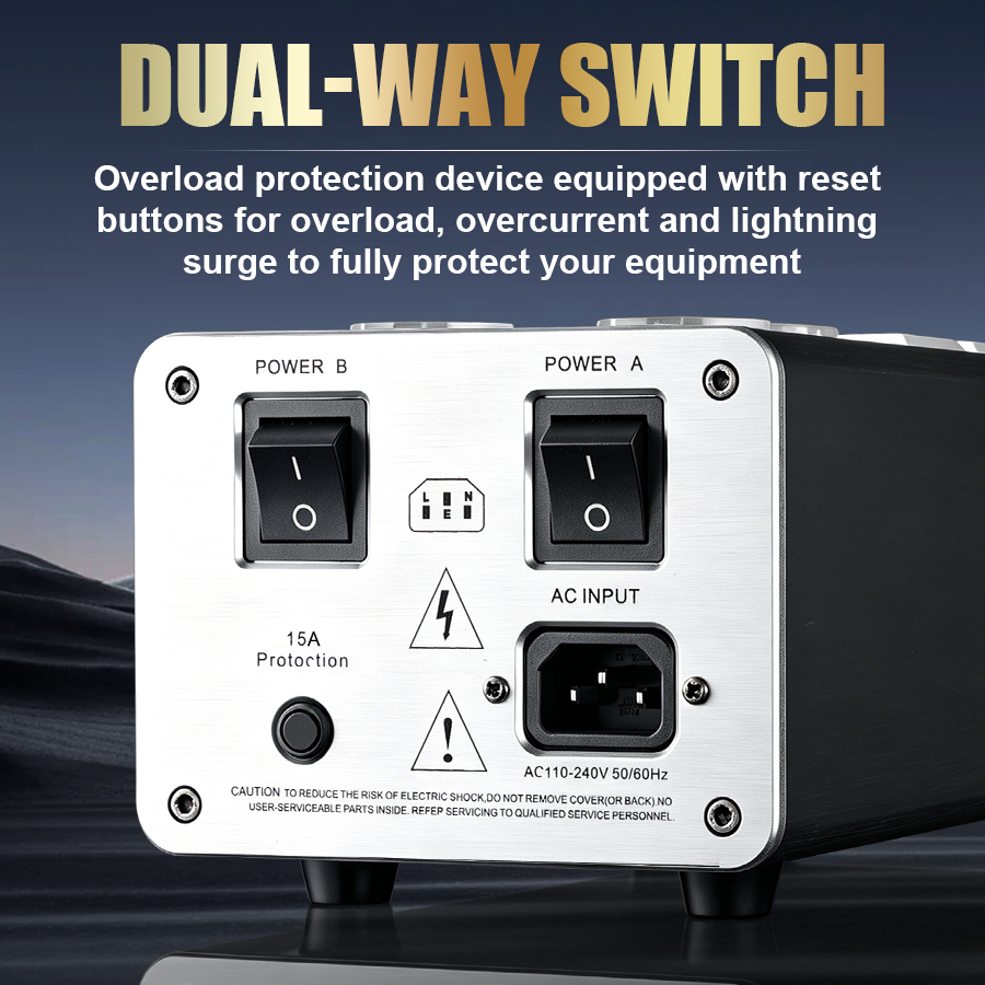 Power Filter Socket 6 Universa - Ac Surge Protector recension och pris