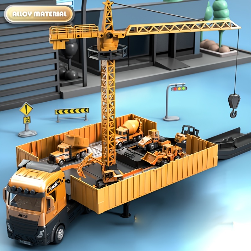 Alloy Construction Trucks Vehi - Renewable Energy Model recension och pris