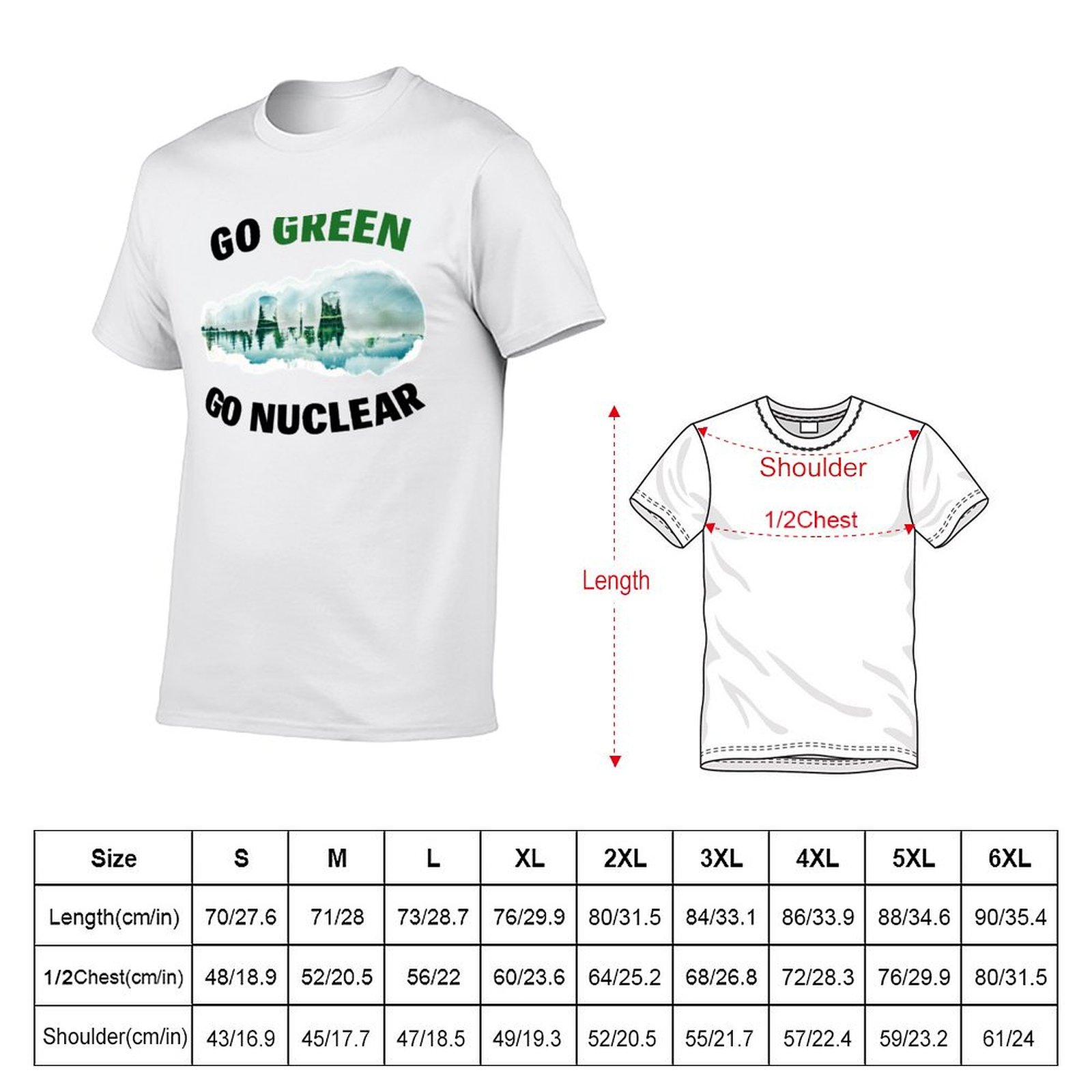 Go Green, Go Nuclear - Support - Renewable Energy Nuclear recension och pris