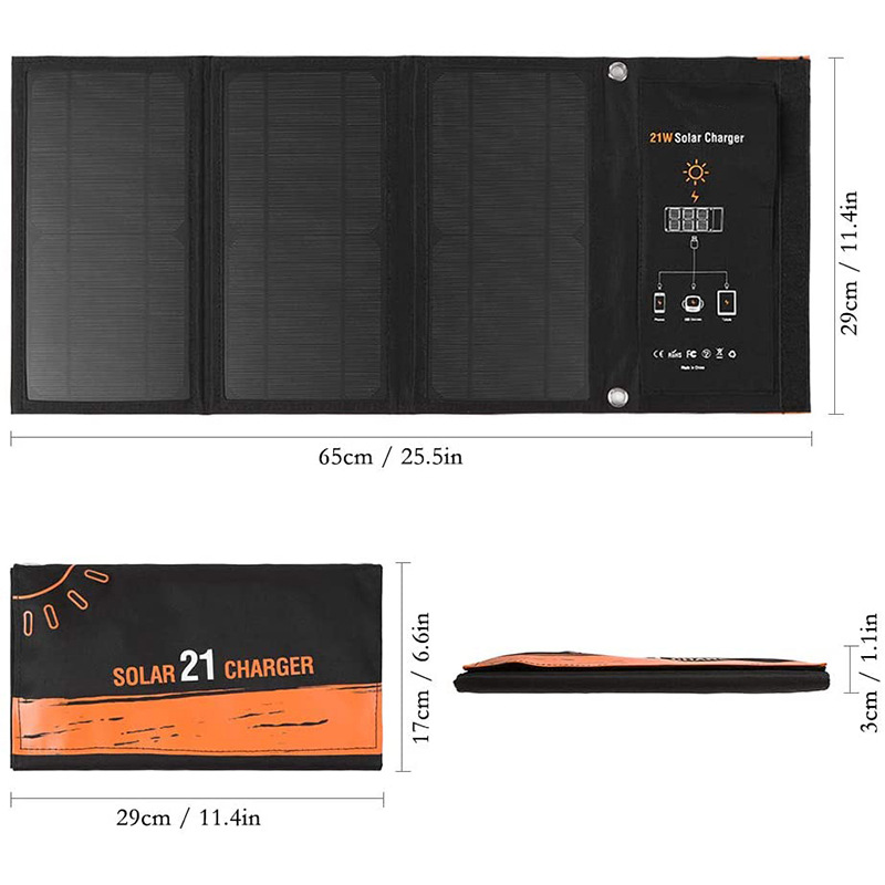 21W Solar Panel Folding Chargi - Folding Solar Panel recension och pris