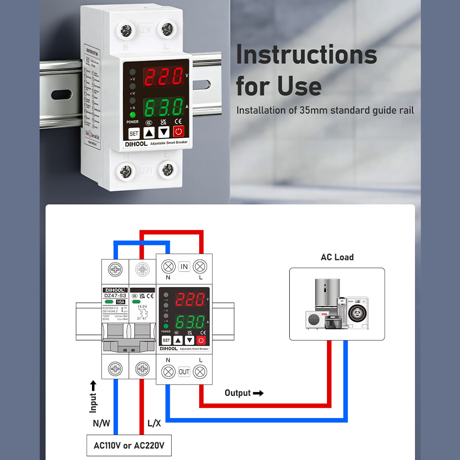 Adjustable Voltage Current Pro - Ac Surge Protector recension och pris